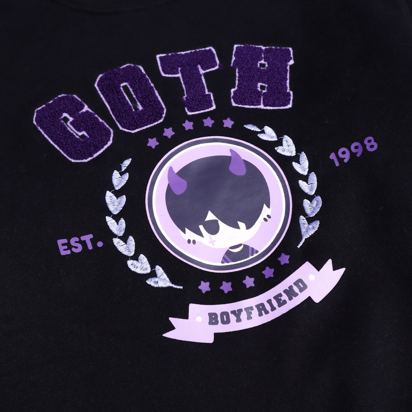 Boyfriends ☆ Goth Varsity Sweater
