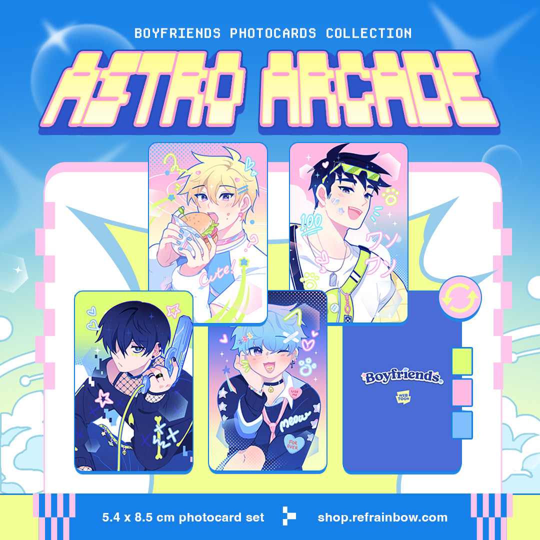 Boyfriends ☆ Astro Arcade Photocard Set