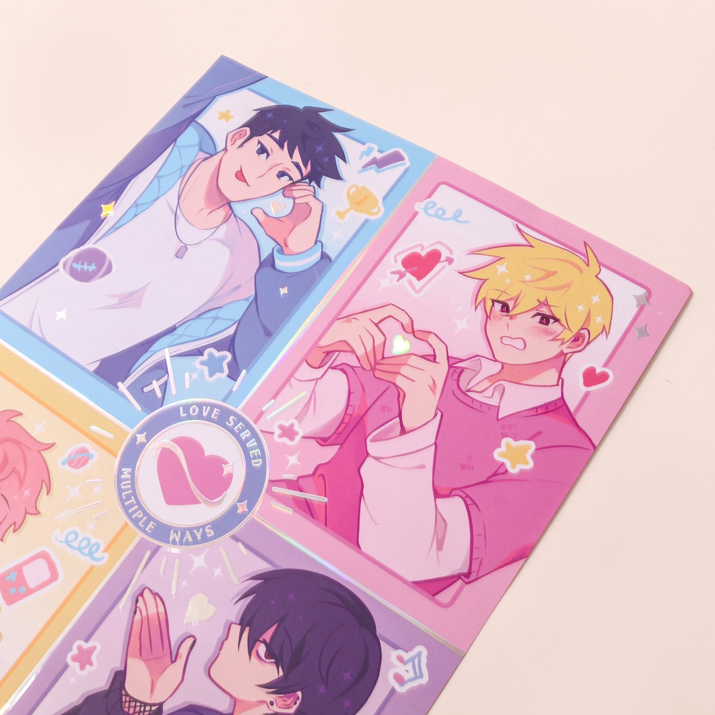 Boyfriends ☆ A3 Foil Print