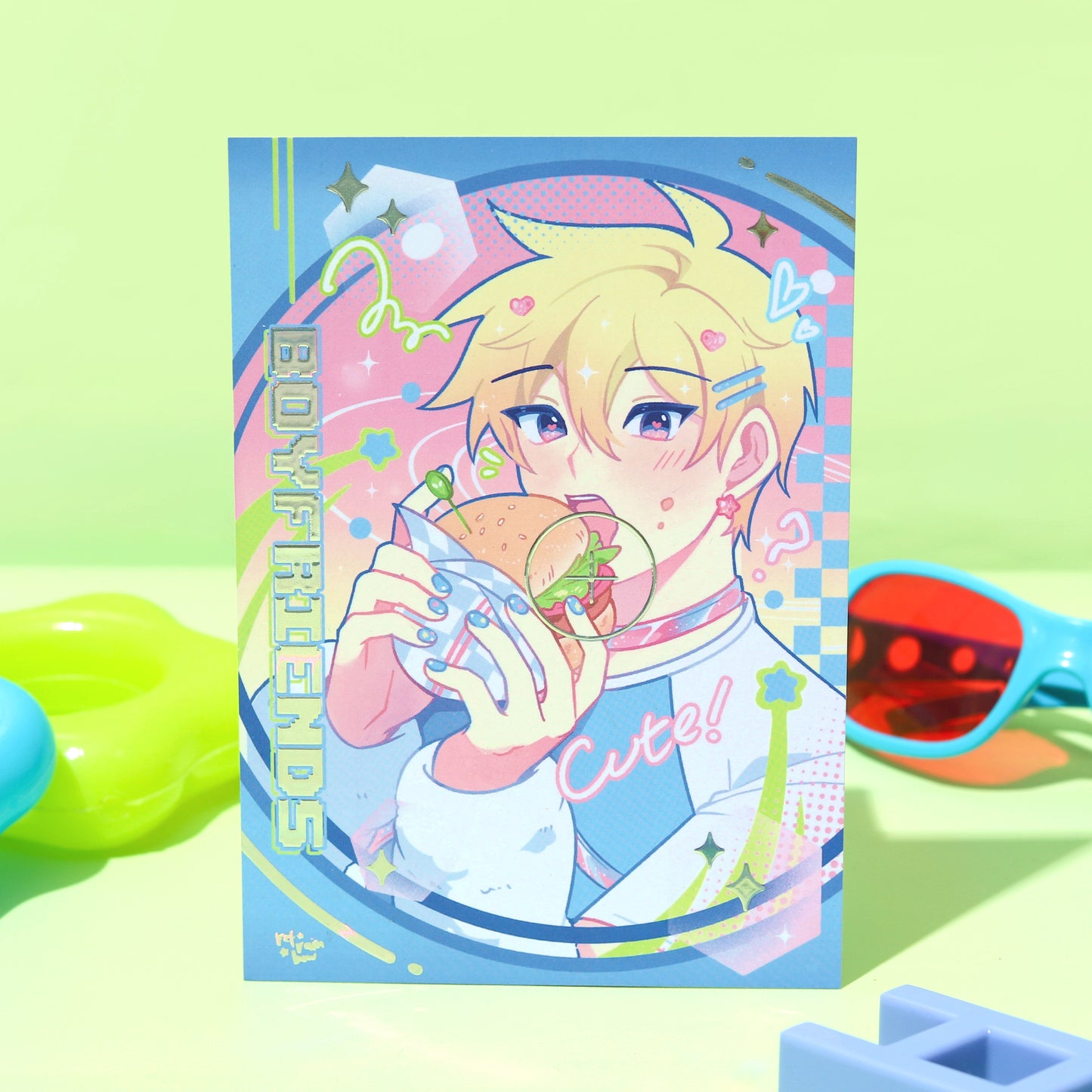 Boyfriends ☆ Astro Arcade Foil Prints [A6]