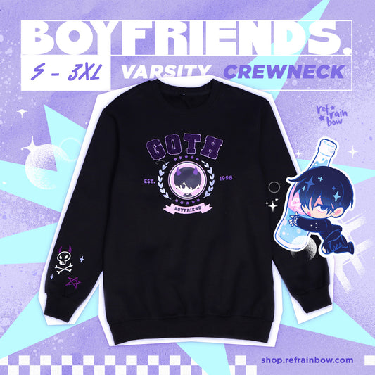 Boyfriends ☆ Goth Varsity Sweater