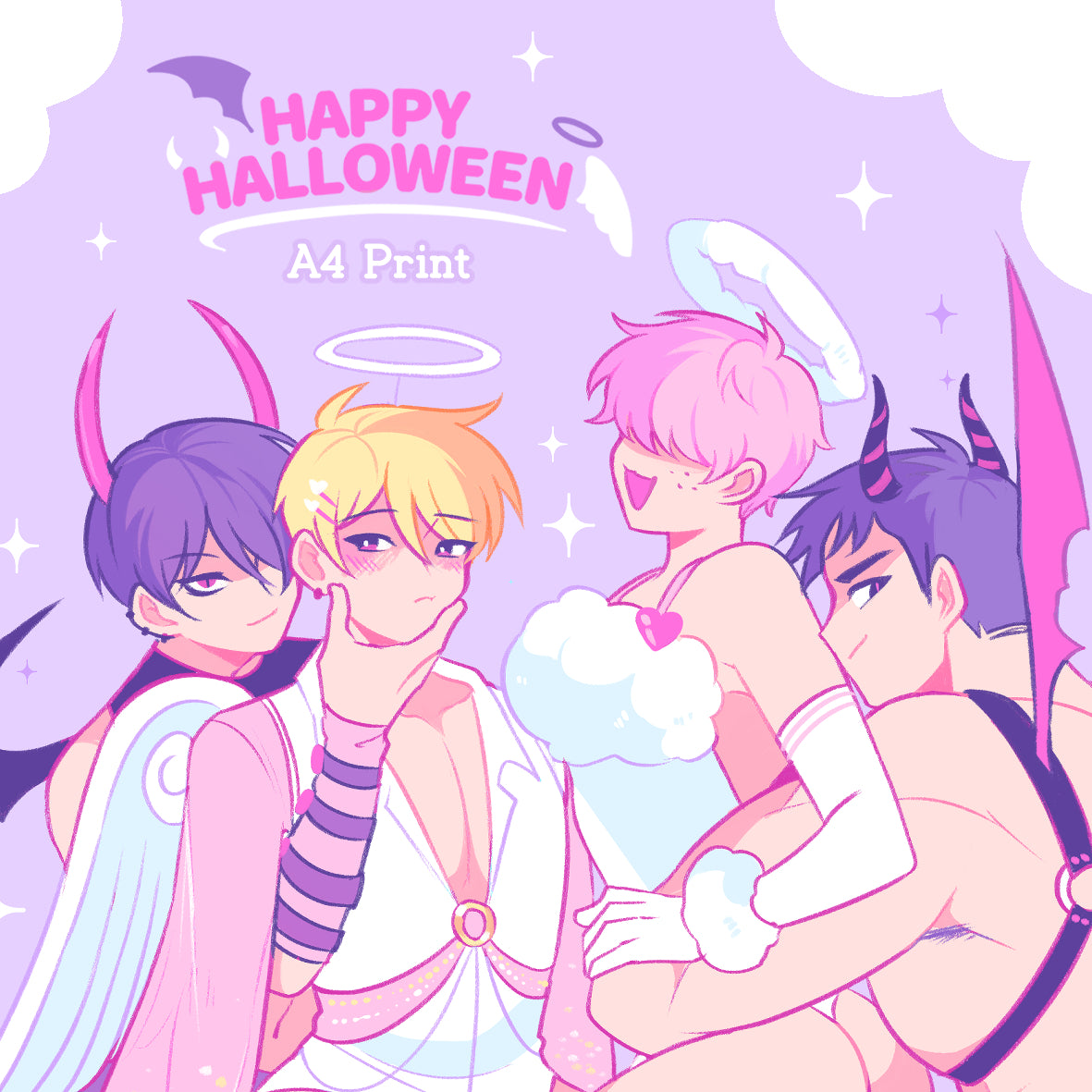 Boyfriends ☆ Halloween Print [A4]